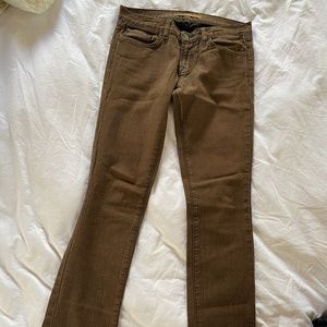 J Brand Brown Denim Jeans